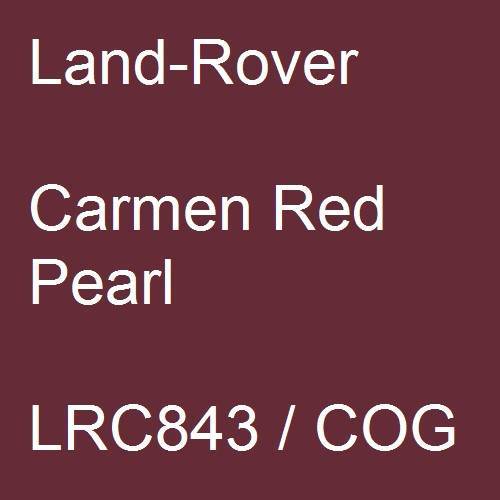 Land-Rover, Carmen Red Pearl, LRC843 / COG.